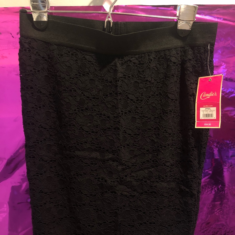 Black Lace Skirt